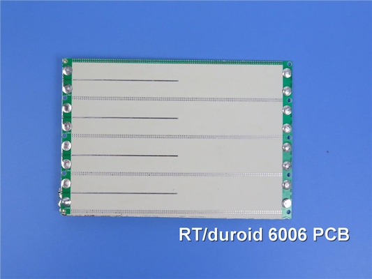 50mil RT duroid 6006 High Frequency PCB with Black Silkscreen and Immersion Gold