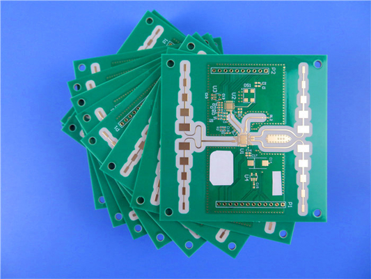RF PCB On 30mil CLTE-XT Laminates Black Soldermask Immersion Tin
