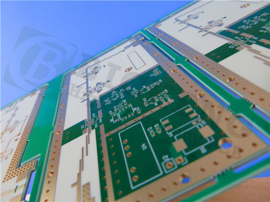 RO3210 30ミリ 2層浸透シルバー ロジャースPCB回路