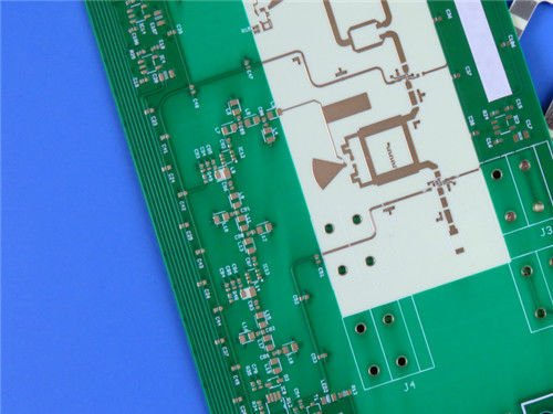 4層ハイブリッドPCB 10ml RO4350Bと高Tg FR-4素材