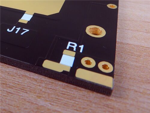F4BTM350 PCB 2L Wangling 120mil 基板 黒レジスト