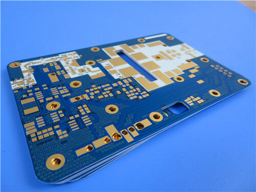 2層RO4730G3 PCB 20ml 厚い青色 溶接マスク 白いシルクスクリーン