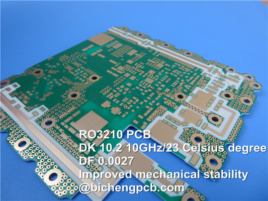 25milコーティングの液浸の金が付いているロジャースRO3210高周波PCB