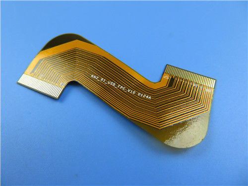 2層F4BM245 PCB 0.6mm 浸透金 高周波RF回路板
