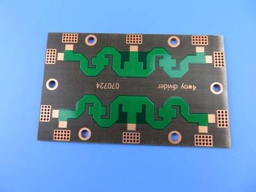 DK2.65 PTFEの倍はコンバイナー高いFrequancyのサーキット ボードのためのOSPそしてグリーン・マスクと味方した