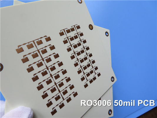 RO3006 銅コーティング 浸透金 RF PCB板 2層 50ml 1OZ