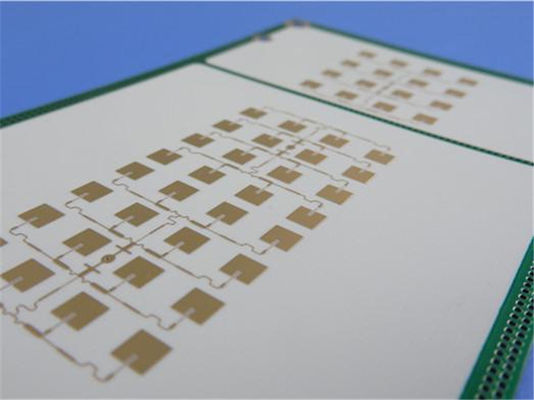 8ml RO4003C 高性能PCB 2層浸透金 黒 シルクスクリーン