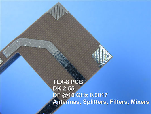 TLX-8 PCB 50ml ダブルレイヤーの浸透金 1OZ RF回路