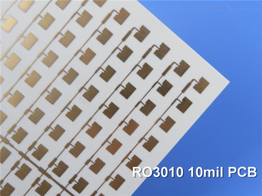 10mil Rogers PCB RO3010 RF Circuits With Immersion Silver