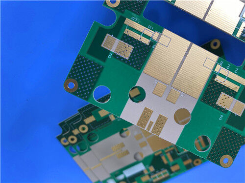 両面 WL-CT440 PCB 10mil 基板 緑色ソルダーマスク