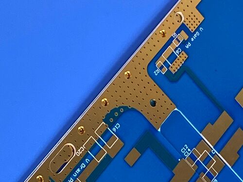 2層 CuClad 217 PCB ロジャース 20mil ラミネート（無電解金メッキ）