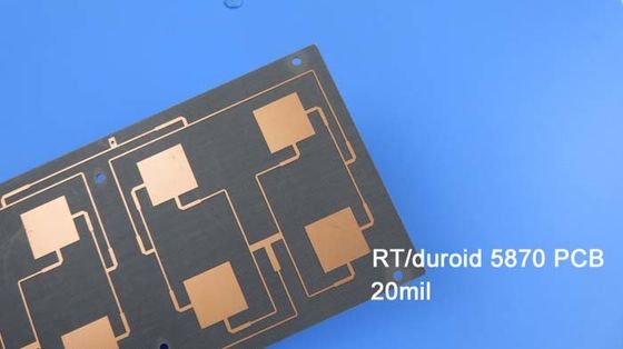 ロジャース 5870 多層 UL ロジャース PCB 板 ガラス マイクロファイバー 強化 PTFE