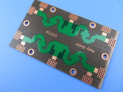 DK2.65 PTFEの倍はコンバイナー高いFrequancyのサーキット ボードのためのOSPそしてグリーン・マスクと味方した