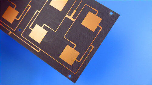 2層F4BME220 PCB 0.1mm 超薄型 緑ソルダーマスク immersion gold