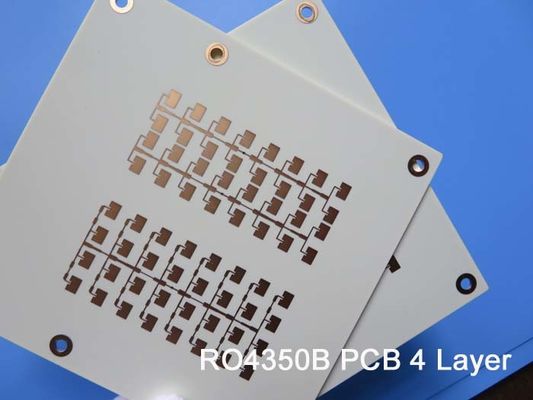 8 0.82mmロジャース4350多層PCB板低温の抵抗の芯を取る