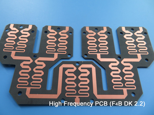 カプラーのためのDK2.2二重層安いRF PTFE PCBのPTFE高周波PCB