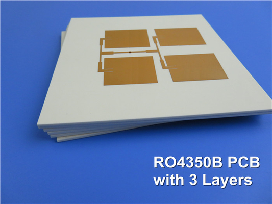 ロジャース4350 3層1.88mmの無線ブスターのためのENIGが付いている多層PCB