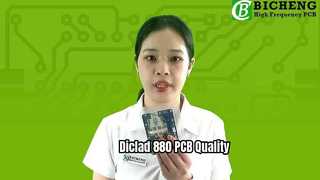 30mil 2 層 Rogers DiClad 880 PCB