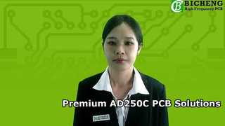 AD250C PCB 2 層 20mil 浸漬銀