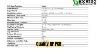 6 層 CuClad 217 PCB